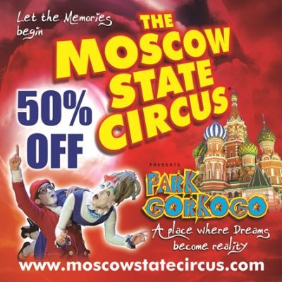 Moscow State Circus | Star City Birmingham | Fri 3rd January 2014 Lineup