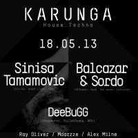 Karunga presents Sinisa Tamamovic + Balcazar & Sordo at HAUS Warehouse