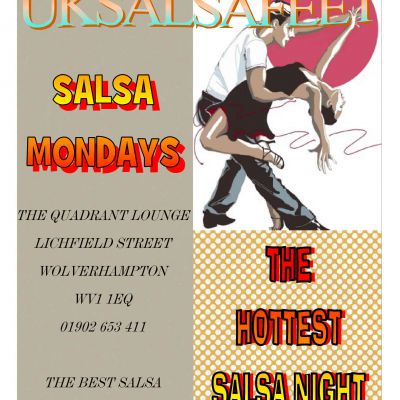 Salsa lesson & Free Party Night | Quadrant Lounge Wolverhampton | Mon 2nd July 2012 Lineup
