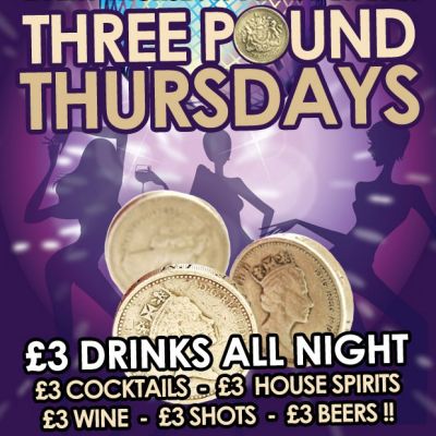 Three Pound Thursdays | Anam Bar Angel | Thu 12th July 2012 Lineup