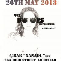 The Doors Experience Tour 2013 at Bar XANADU - Lichfield
