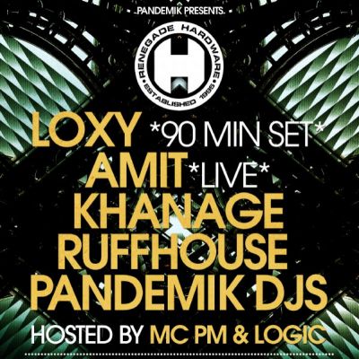 Renegade Hardware : Manchester : Loxy (90min) / Amit *Live* / Khanage / Ruffhouse Tickets | Dry Live Manchester | Fri 15th March 2013 Lineup