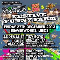 Goodgreef Xtra Hard & Rave On present Festive Funny Farm at Beaver Works, Leeds