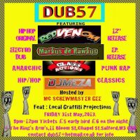 DUB57 SUMMER RELEASE PARTY AND LIVE VINYL/ELECTRONIC JAM at Kings Arms Salford