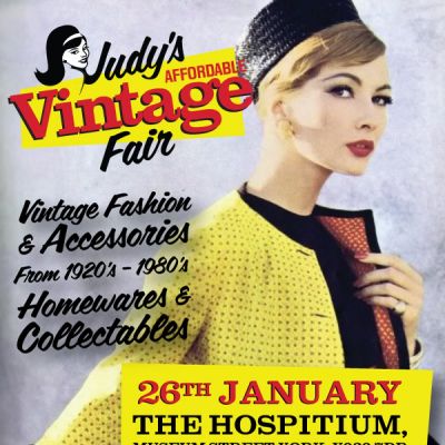York's Affordable Vintage Fair | The Hospitium York | Sun 26th January 2014 Lineup