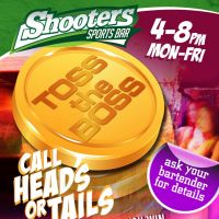 Toss the Boss at Shooters Sports Bar