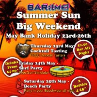 Summer Sun big Weekend at BarME Bournemouth