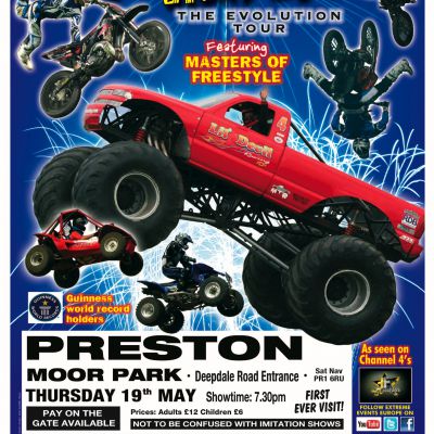 The Extreme Stunt Show | Moor Park Preston | Thu 19th May 2011 Lineup