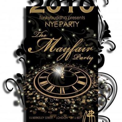 Funkybuddha New Year's Eve Party | Funky Buddha London | Thu 31st December 2009 Lineup