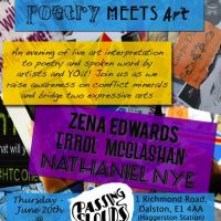 Poetry Meets Art at Passing Clouds Works