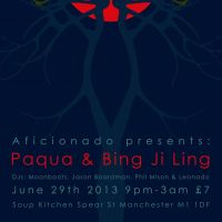AFICIONADO feat. PAQUA, BING JI LING, PHIL MISON at Soup Kitchen
